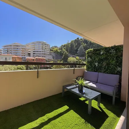 アパート De Luxe Portes De - Vue - Piscine - Wifi モンテ・カルロ