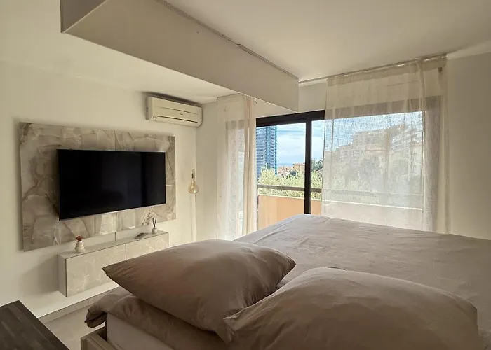 De Luxe Portes De - Vue - Piscine - Wifi Апартаменты Монте-Карло